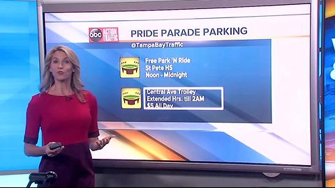 St. Pete Pride Parking and Road Closures