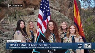 First class of female Eagle Scouts to be honored Sunday at national ceremony