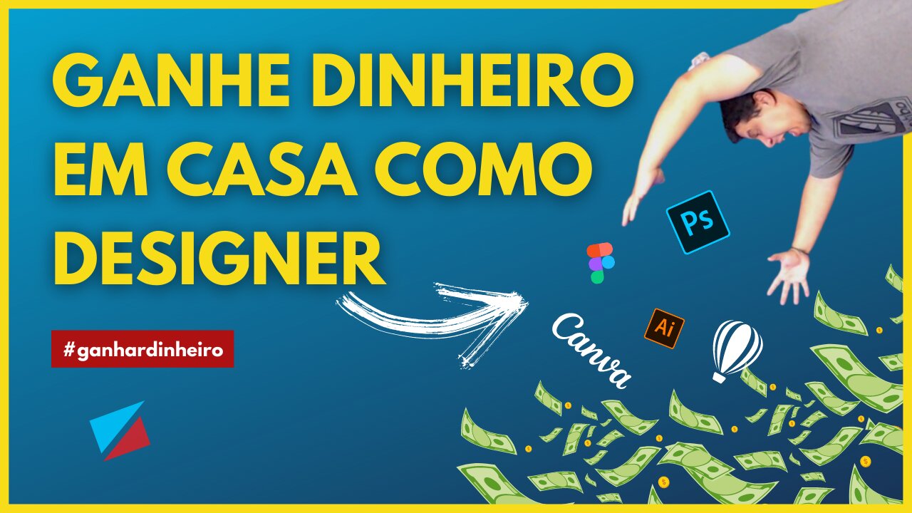 Como TRABALHAR em CASA e GANHAR DINHEIRO com design