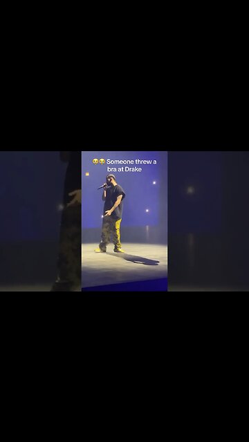 Fan Throws Bra At Drake
