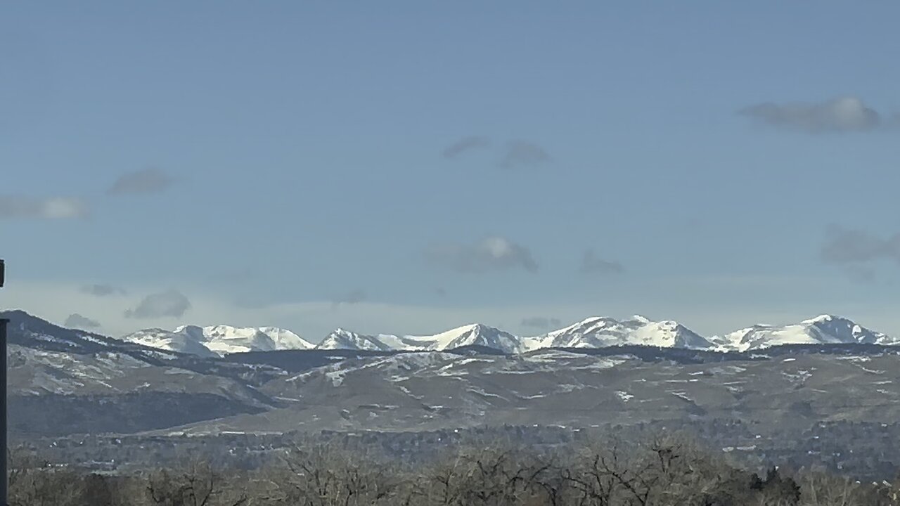 Colorado Rocky Mountain Front-range in Denver