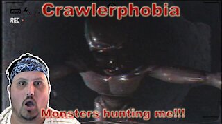 crawlerphobia | horror game | itch.io | Monsters hunting me in the sewers