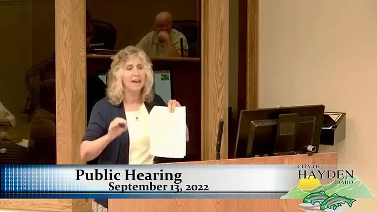 Hayden City Council 9/13/2022 - Public Comment - Teresa Roth