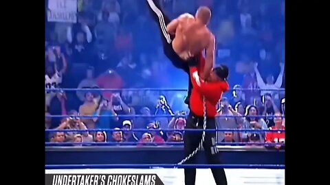 The Undertakers most devastating chokeslam of all time !!!