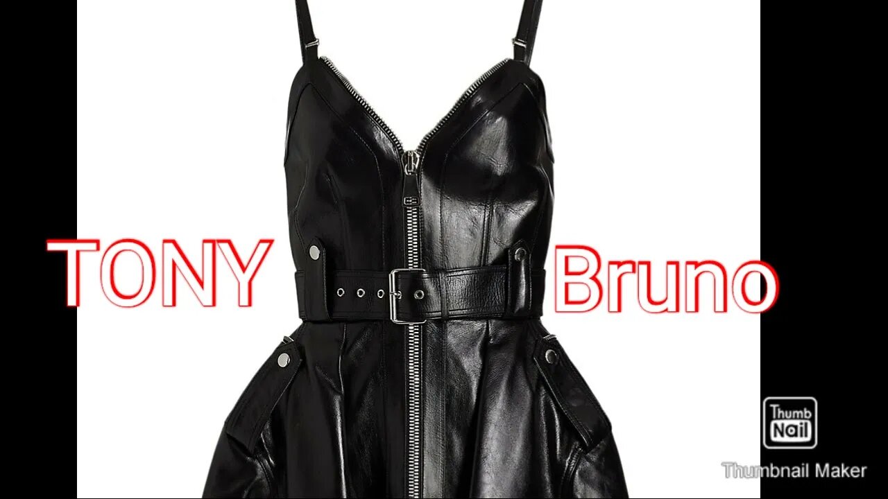 Tony Leather Dress Bruno | Black Pill | Grey Pill