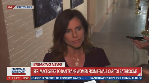 Woke Reporter Asks Rep. Nancy Mace Why She Wants To Exclude Men From Female Bathrooms In Congress