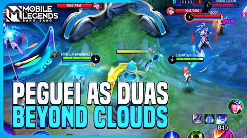 PEGUEI AS DUAS SKINS BEYOND THE CLOUDS, FOI CARO? | MLBB