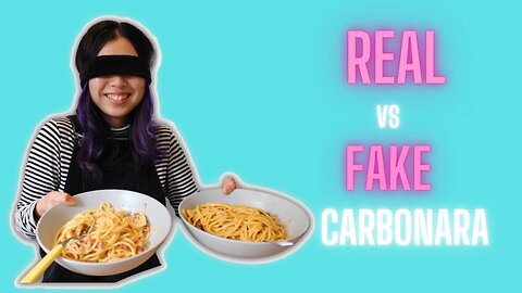 Can a Japanese girl tell the difference between real and fake Carbonara? | Acquired Taste EP. 25