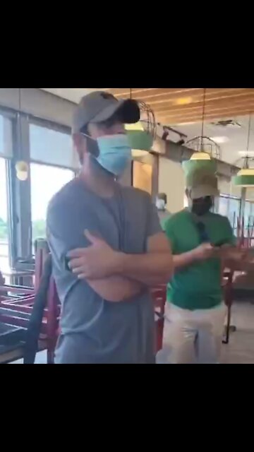 Man Shames Men Out of Wearing Masks