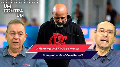 "O Pedro e o Sampaoli NUNCA VÃO SER AMIGOS no Flamengo! Mas EU NÃO ACHO que..." OLHA esse DEBATE!