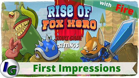 Rise of Fox Hero First Impression Gameplay on Xbox with Fire