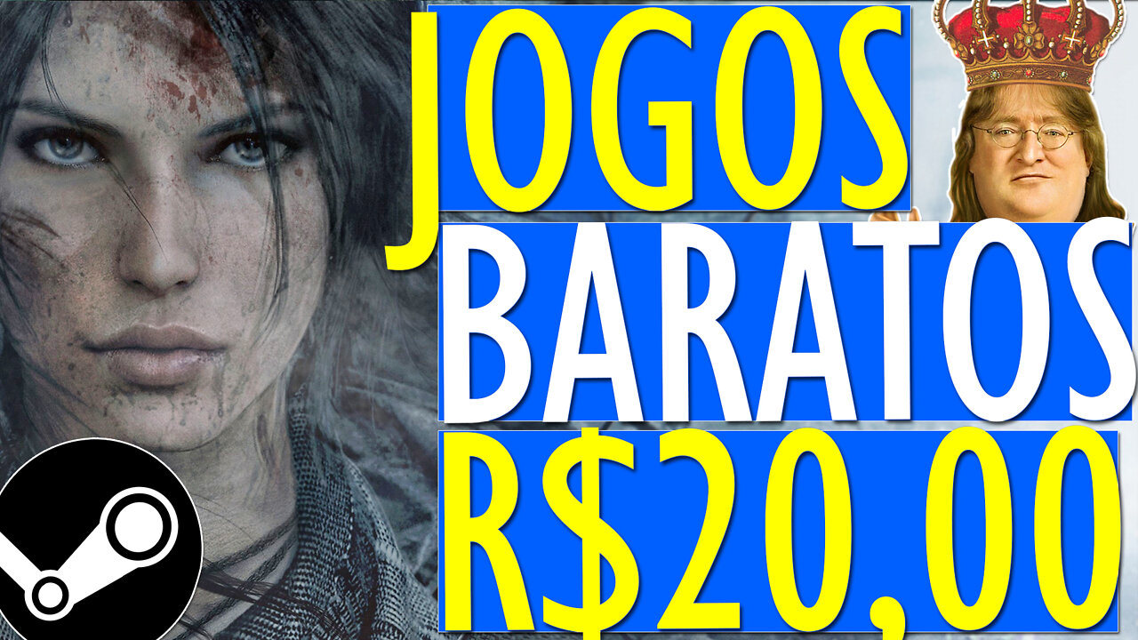 CONFIRA 45 EXCELENTES JOGOS BARATOS por MENOS de R$ 20 REAIS AGORA no PC, JOGOS BARATOS na STEAM!!