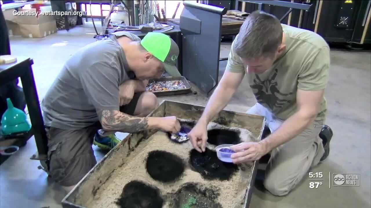 Local veteran's program at Straz Center uses art to help heal wounded warriors