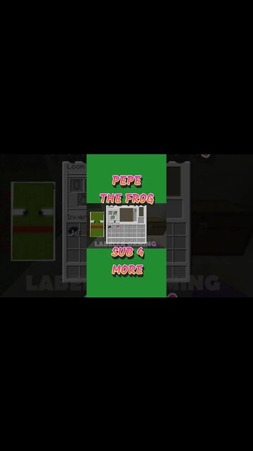 Minecraft: Pepe The Frog Banner