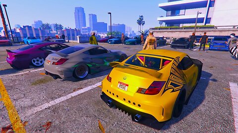 GTA5 ULTRA clean SUPER low STANCE car meet NXT GEN 4K