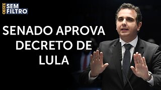 Senado aprova decreto de Lula sobre intervenção federal no DF | #osf