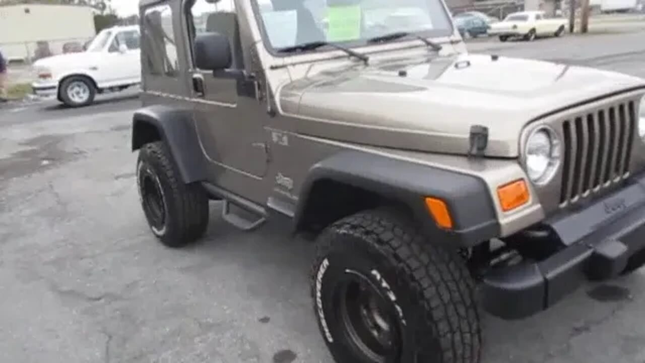 2003 JEEP WRANGLER X 4X4 AUTO