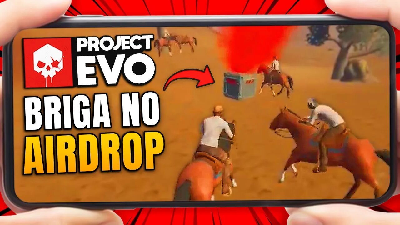 PROJECT EVO 💀 ASSALTAM0S O AIRDROP NO PRIMEIRO DIA DO SERVER ( RUST MOBILE )