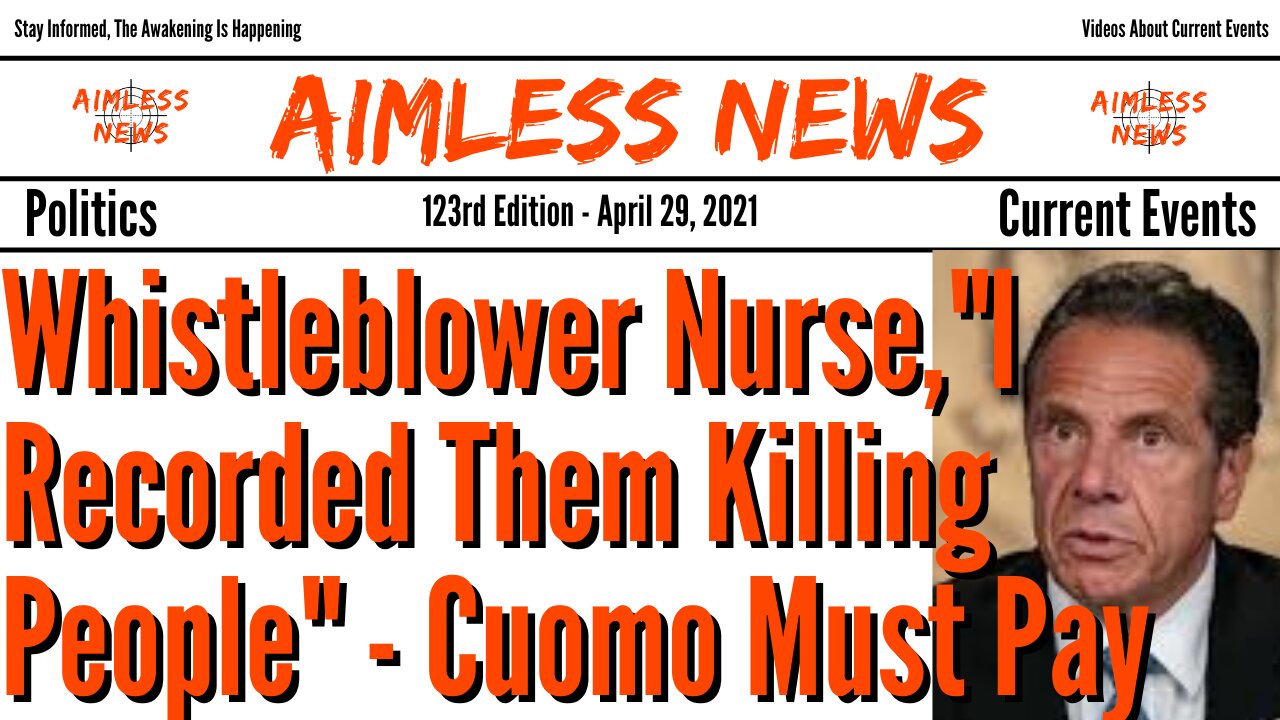 Whistleblower Nurse, "I Recorded Them Killing People" - New York Killed People For Money