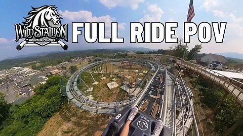 The Wild Stallion Mountain Coaster Full Ride POV | Skyland Ranch Sevierville, TN