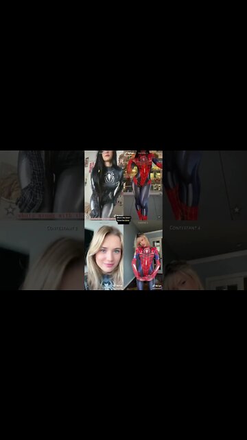 Rate the Girls: SpiderGirl Transition Time - TikTok Spiderman Compilation - Spiderman Challenge 🕷🕸