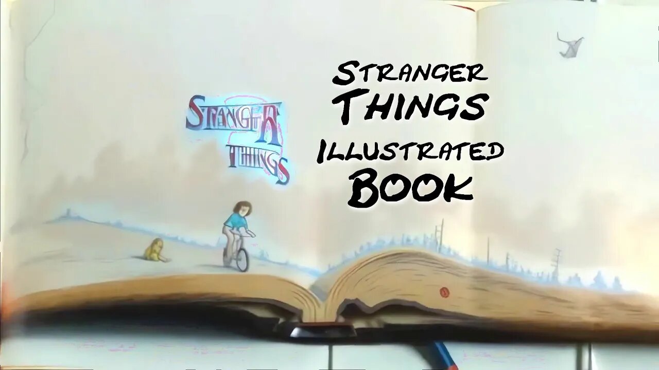 Stranger Things Illustrated Book - Deforum - Hybrid Video