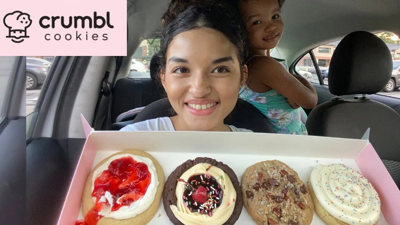 This Weeks Crumbl Cookies | Strawberry Shortcake, Cowboy Cookie, Brownie Sundae, Birthday Cake