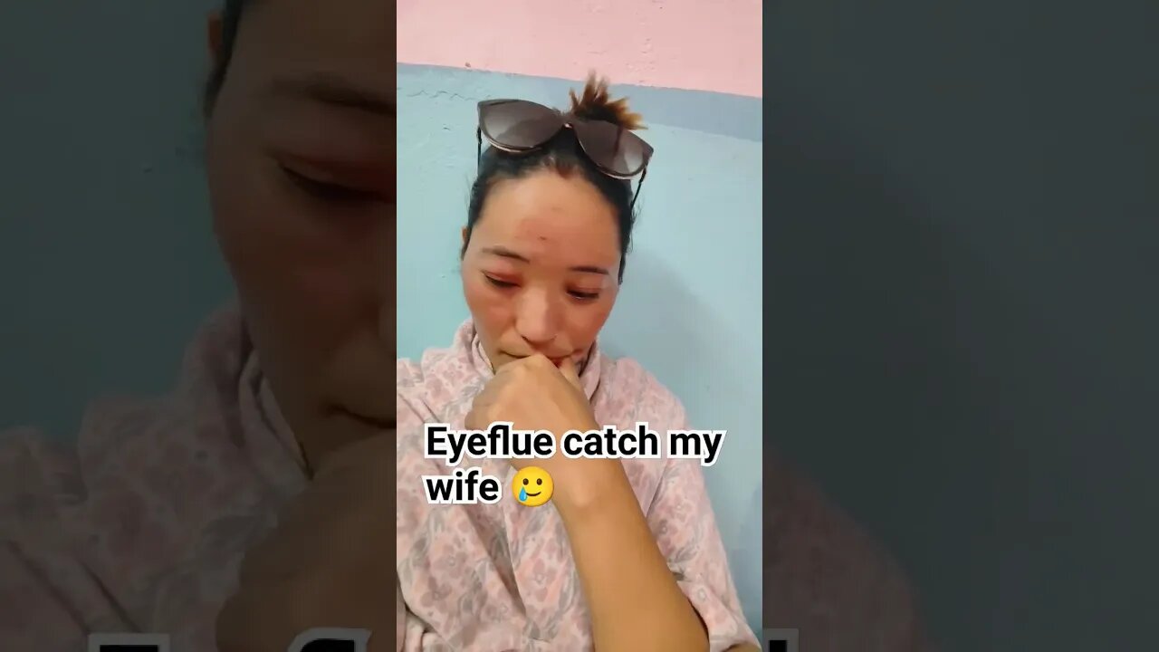 Eyeflue Effect on my wife 🥲 #food #familymember