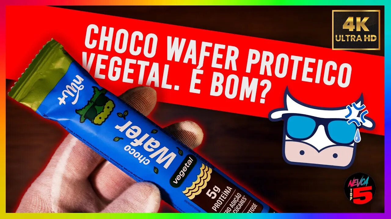 CHOCOWAFER DA +MU, O TAL CHOCOLATINHO PROTEICO VEGETAL - É BOM? REVIEW COMPLETO EM 4K!