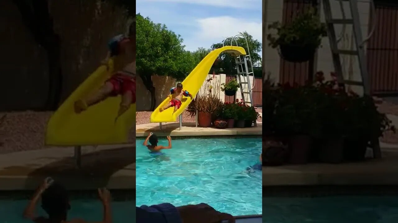 Kids Playing in the Pool