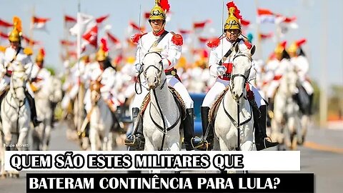 Quem São Estes Militares Que Prestaram Continência Para Lula?