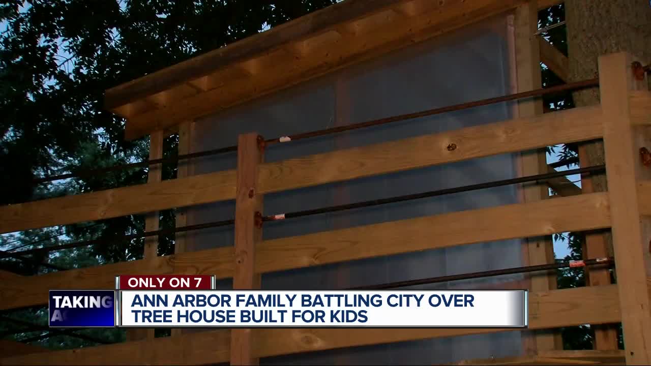 Ann Arbor family battling city over tree house