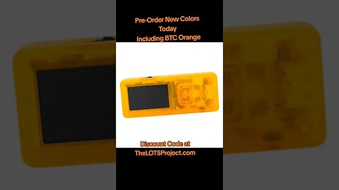 Banner on the homepage. 10% off #thelotsproject #btc #bitcoin #preorder #newcolors #discount