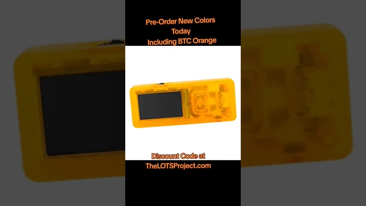 Banner on the homepage. 10% off #thelotsproject #btc #bitcoin #preorder #newcolors #discount