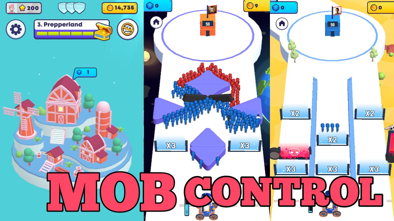 Mob control best Game play 1vs 1