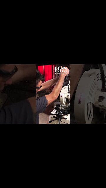 Burr-free aluminum saw cutting