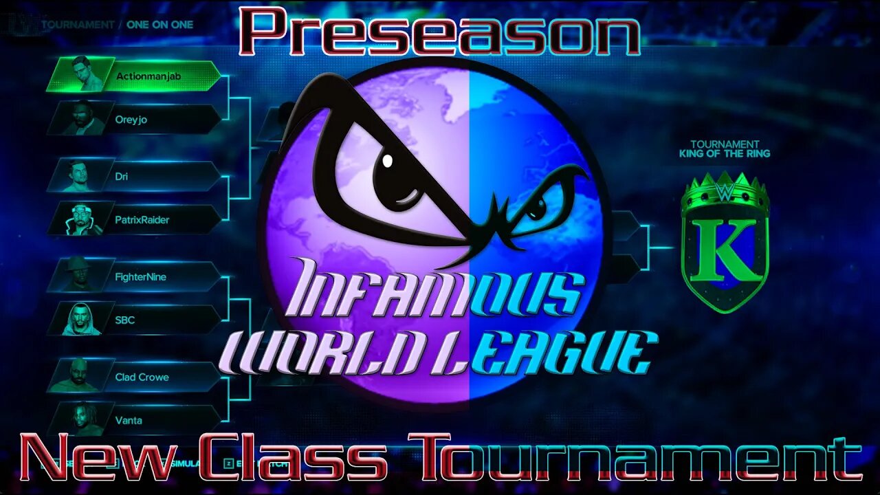 WWE 2k23 IWL's Preseason New Class Tournament