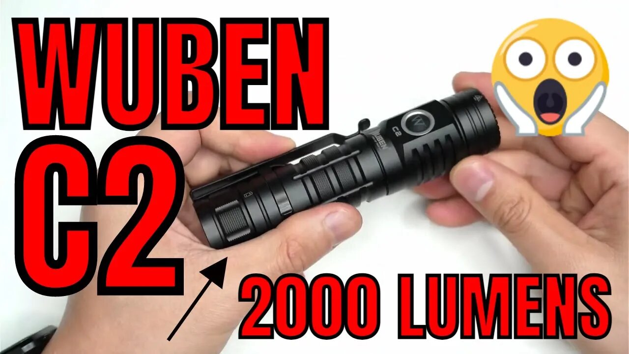 Wuben C2 Flashlight Kit Review: 2000 lumen flashlight and power bank