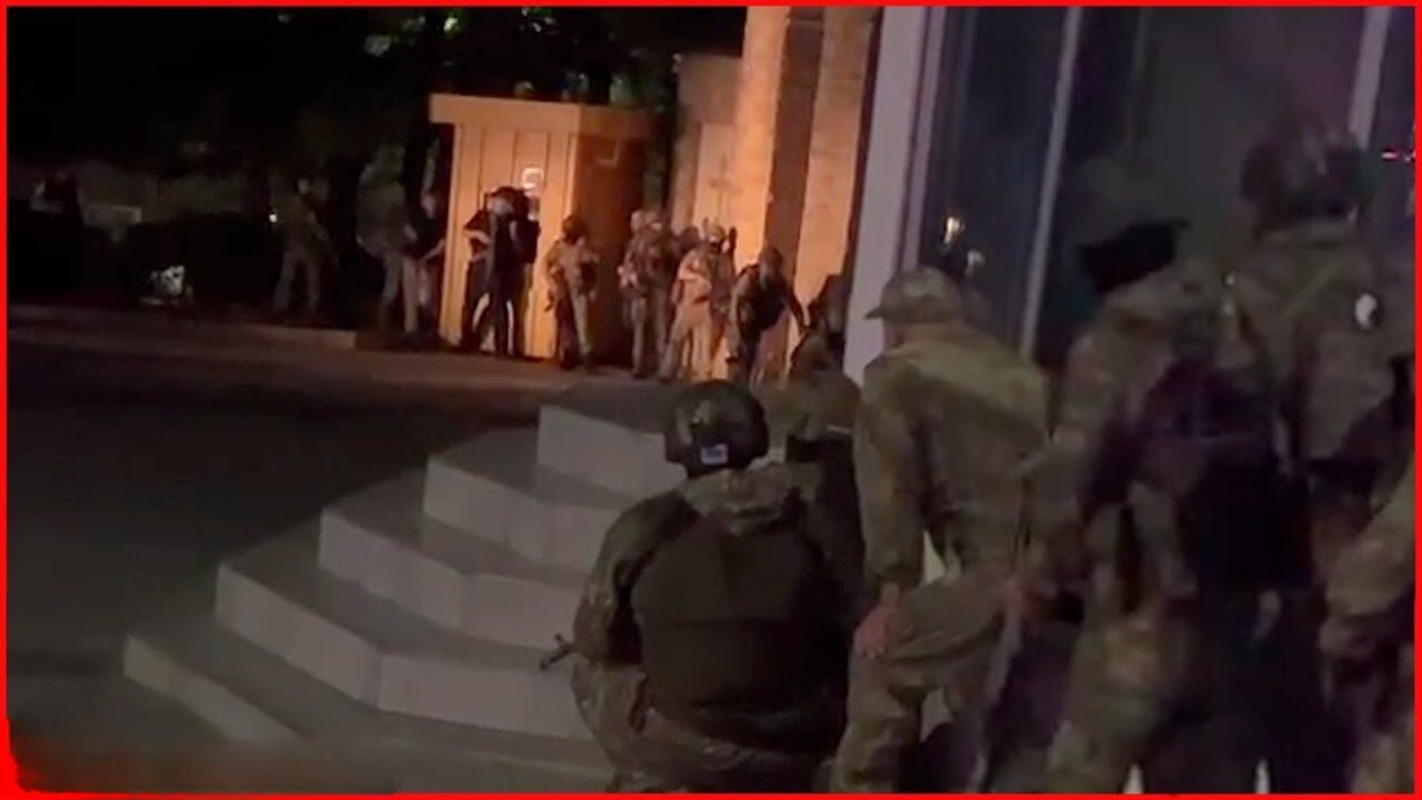 Footage of operation in Russia’s Republic of Dagestan - Soldiers and equipment were brought to area