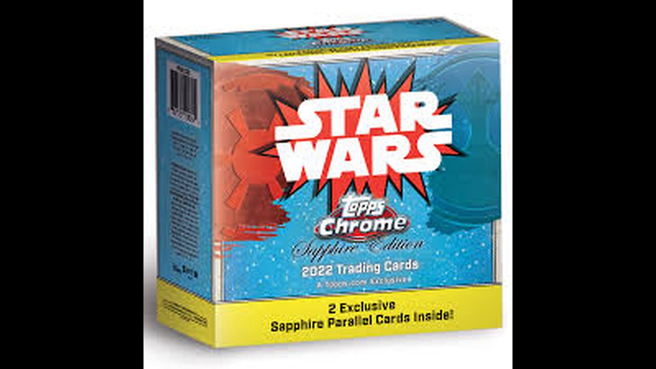 2022 Topps Star Wars Chrome Sapphire 2 Huge Hits🍿🍿🍿🍿