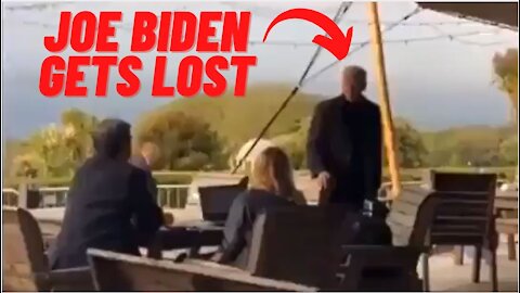 Joe Biden Gets Lost During G7 Summit, His Handler Rushes Him Away!