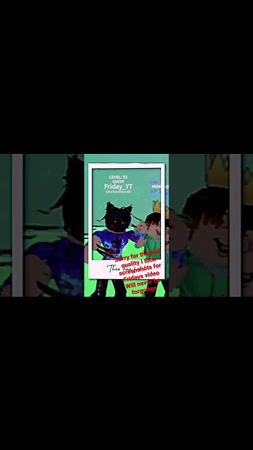 Goodbye Friday (my best friend is quitting YouTube) #itsdimroblox #shorts