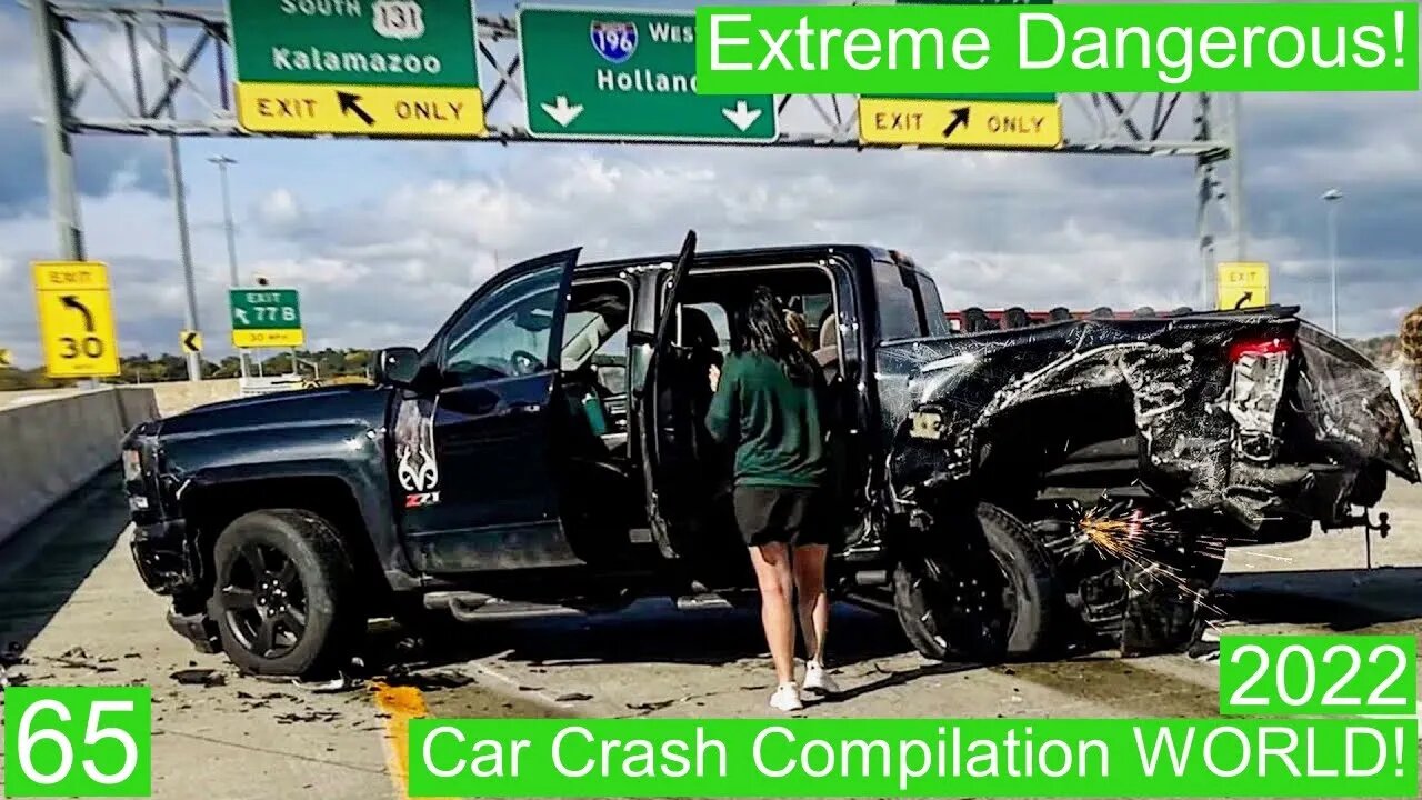 Car Crash Compilation WORLD 65- 2022 Extreme Dangerous!