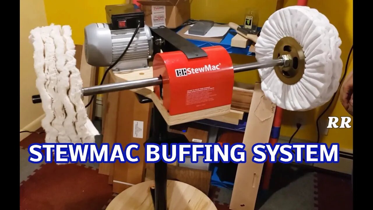 What you get with the StewMac Guitar Buffing System for instrument finishing
