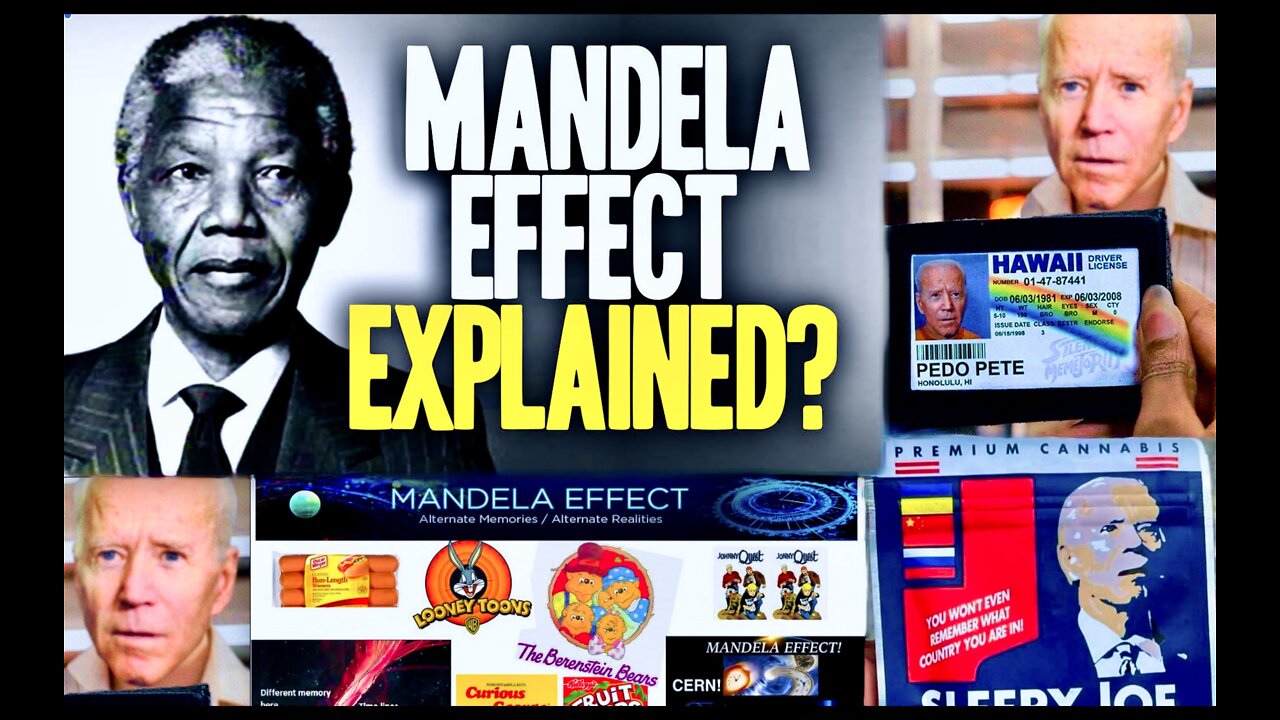Joe Biden Mandela Effect Explained FBI False Flags Growing Global Police State As CERN Opens Portals