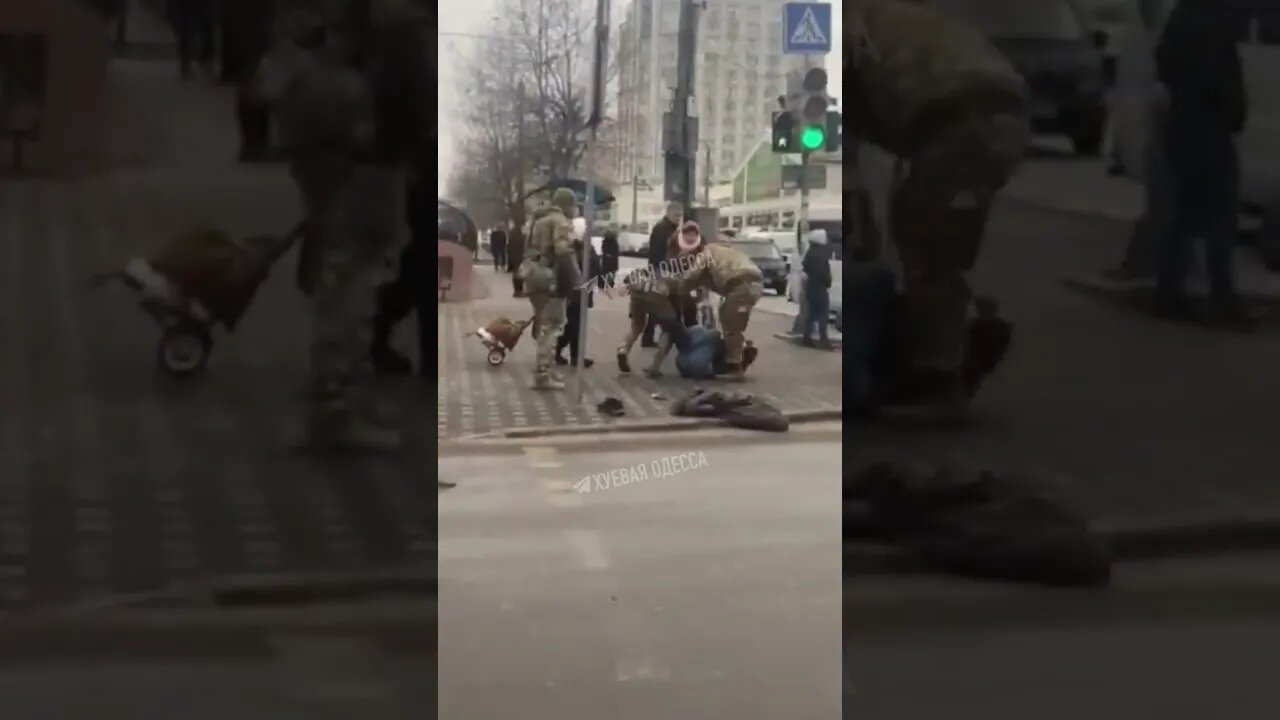 +++ Die Zwangsmobilmachung in der Ukraine läuft laut europäischen Medien nach Plan. #bild