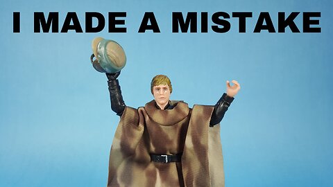 Star Wars Luke Skywalker (ENDOR) Mistakes were made