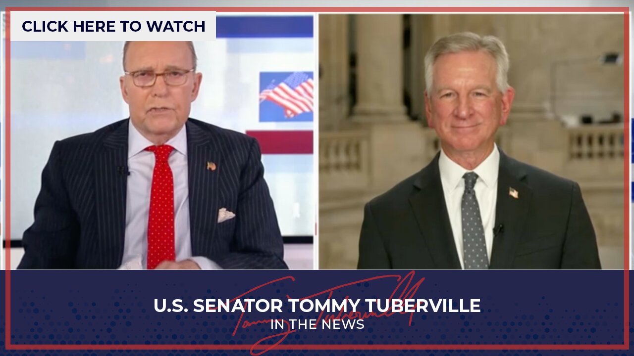 Senator Tuberville Joins "Kudlow" to Discuss NLRB Nominee Blocked and Upcoming Farm Bill