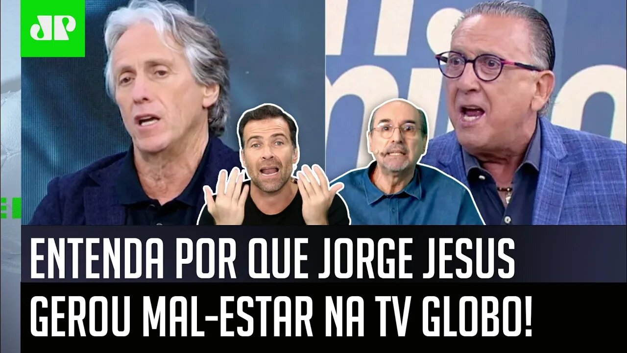 "ISSO CAUSOU um MAL-ESTAR dentro da TV GLOBO!" Fala de Jorge Jesus sobre o Flamengo gera DEBATE!