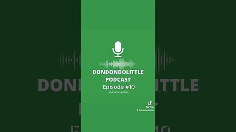 the latest DondonDolittle Podcast is up #podcast